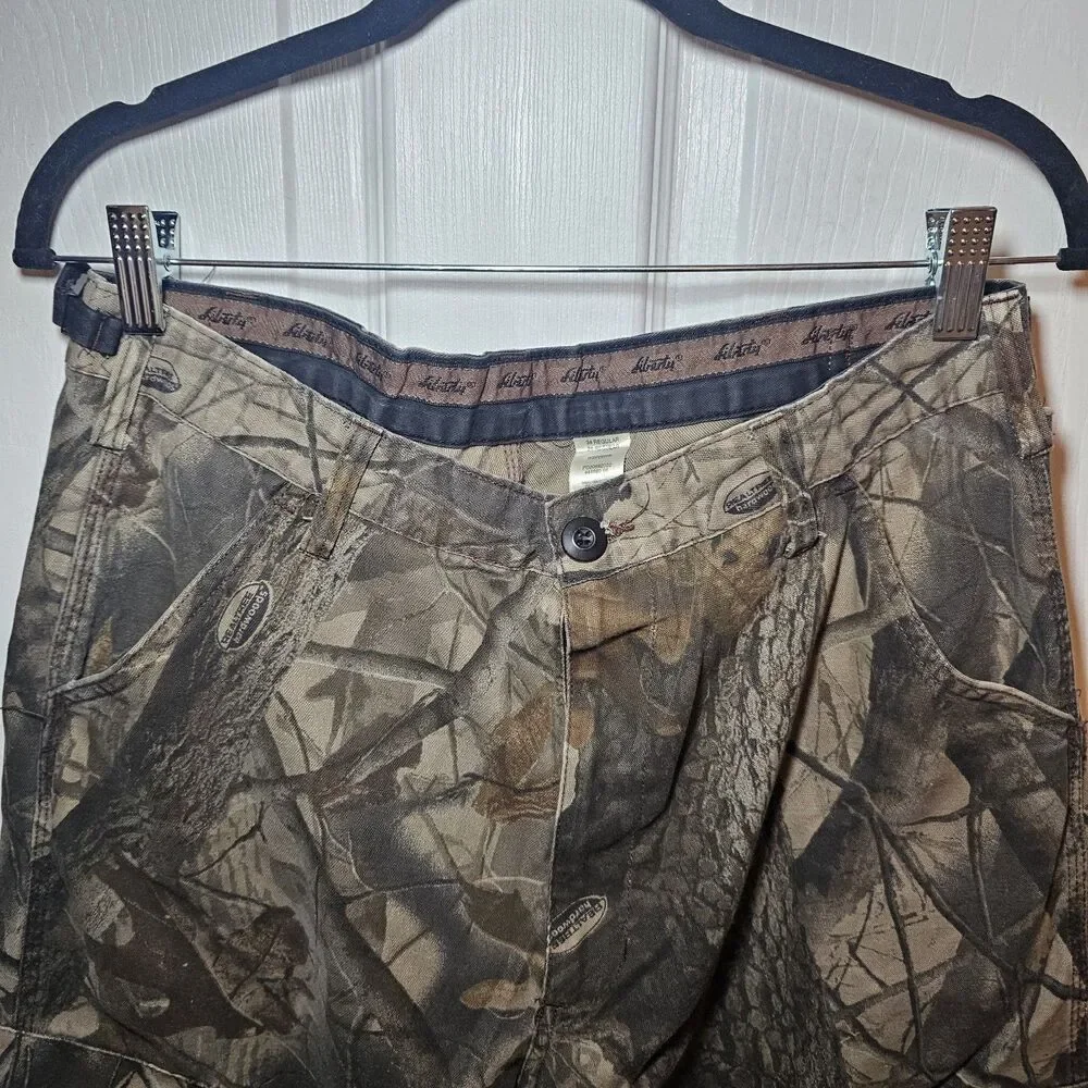 Liberty Cargo Pants Mens Large Regular Realtree Camo Relaxed Hunting Outdoor